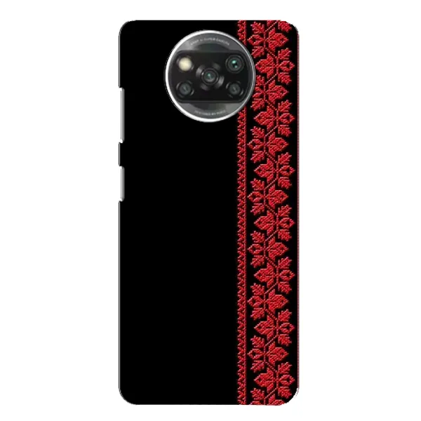 Чехол с рисунком «Красная Вышиванка» для Xiaomi POCO X3 Чехол с рисунком «Красная Вышиванка» для Xiaomi POCO X3