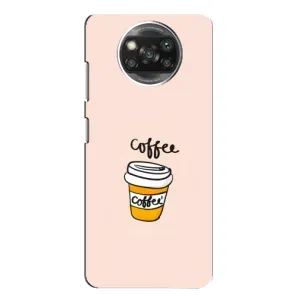 Чехол с изображением вкусной еды для Xiaomi POCO X3 (Кружка кофе)