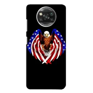 Чохол Прапор USA для Xiaomi POCO X3 (Крила США)