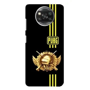 Чехол (TPU) с картинкой "Лого Пабг" на Поко X3 (Лого PUPG)