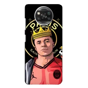 Чохол (TPU) з Футболістом на Xiaomi POCO X3 (Mbappe King)