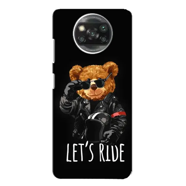 Чехол с рисунком «Модный Мишка» для Xiaomi POCO X3 Чехол с рисунком «Модный Мишка» для Xiaomi POCO X3