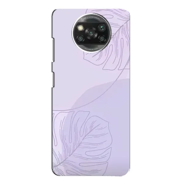 Чехол с рисунком «Монстера фиолетовая» для Xiaomi POCO X3 Чехол с рисунком «Монстера фиолетовая» для Xiaomi POCO X3