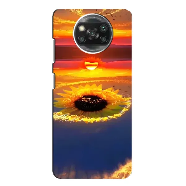 Чехол с рисунком «Небо подсолнух» для Xiaomi POCO X3 Чехол с рисунком «Небо подсолнух» для Xiaomi POCO X3