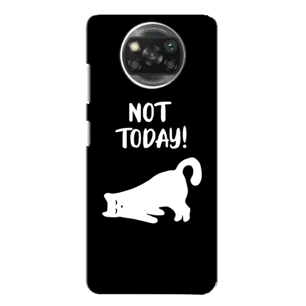 Чехол с рисунком «Not Today» для Xiaomi POCO X3 Чехол с рисунком «Not Today» для Xiaomi POCO X3