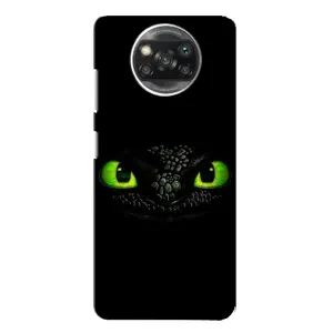 Чехол дракон Беззубик для Xiaomi POCO X3 (Глаза Беззубика)