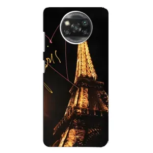 Чехол с Эйфелевой башней на Xiaomi POCO X3 (Paris)
