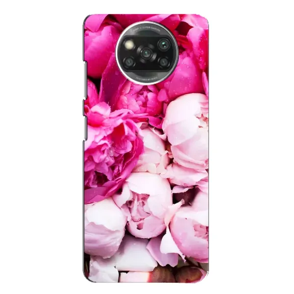 Чехол с рисунком «Пионы» для Xiaomi POCO X3 Чехол с рисунком «Пионы» для Xiaomi POCO X3