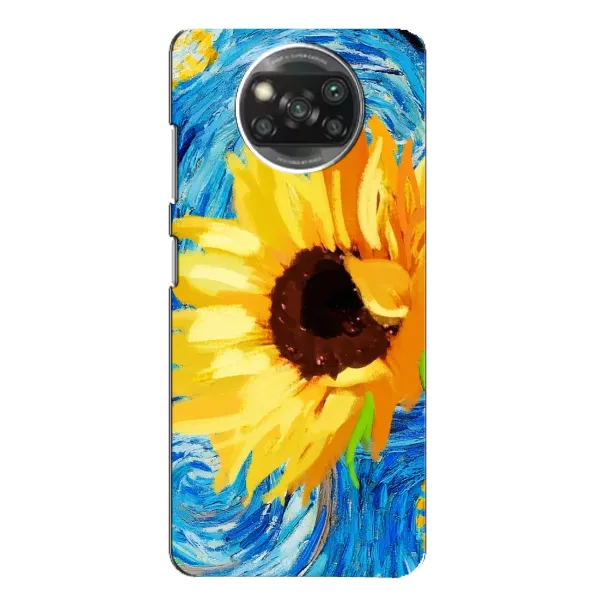 Чехол с рисунком «Подсолнух цветок» для Xiaomi POCO X3 Чехол с рисунком «Подсолнух цветок» для Xiaomi POCO X3