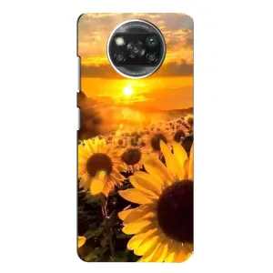 Чохол з Квітами для Xiaomi POCO X3 (поле соняшників)