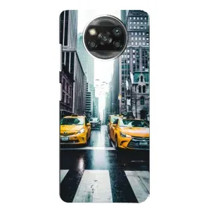 Силиконовый бампер (Работники) на Xiaomi POCO X3 (Такси)