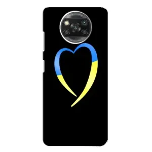 Силиконовый Чехол на Xiaomi POCO X3 (Я-Украина) (Украинское сердце)