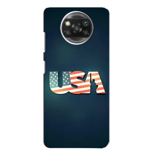 Чехол с рисунком «USA» для Xiaomi POCO X3 Чехол с рисунком «USA» для Xiaomi POCO X3