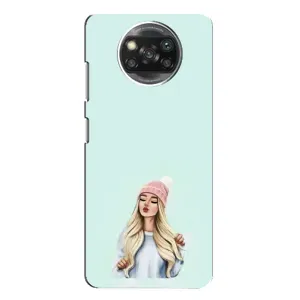Силиконовый Чехол на Xiaomi POCO X3 с картинкой Стильных Девушек