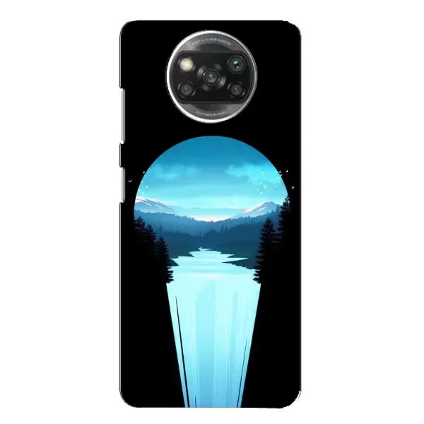 Чехол с рисунком «Синий Водопад» для Xiaomi POCO X3 Чехол с рисунком «Синий Водопад» для Xiaomi POCO X3