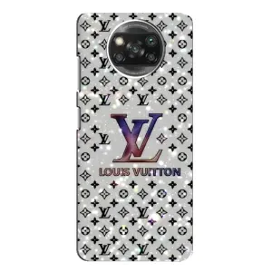 Чехол Стиль Louis Vuitton на Xiaomi POCO X3 (Яркий LV)