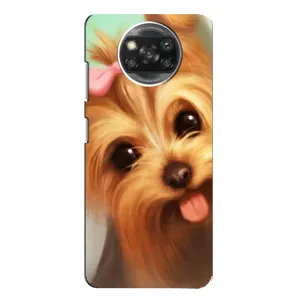 Чехол (ТПУ) Милые собачки для Xiaomi POCO X3 (Йоршенский терьер)