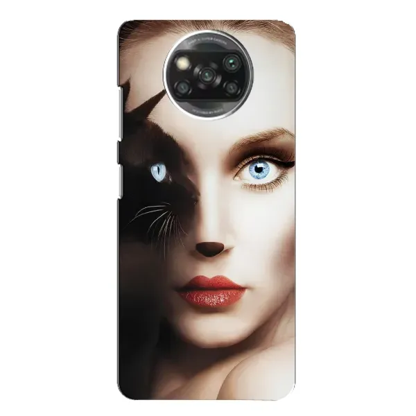 Чехол с рисунком «Женщина кошка» для Xiaomi POCO X3 Чехол с рисунком «Женщина кошка» для Xiaomi POCO X3