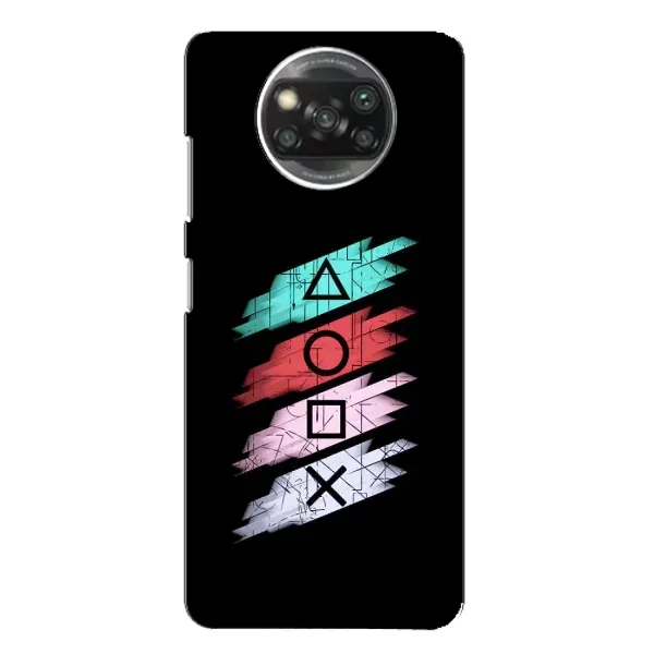 Чехол с рисунком «Значки Sony» для Xiaomi POCO X3 Чехол с рисунком «Значки Sony» для Xiaomi POCO X3