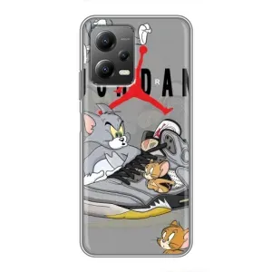 Силіконовый Чохол Nike Air Jordan на Поко X5 (5G) (Air Jordan)