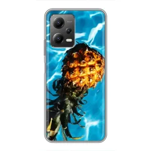 Чехол с изображением вкусной еды для Xiaomi POCO X5 (5G) (Ананас)