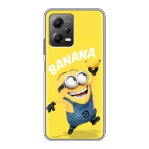 Мультяшный принт на Чехол для Поко X5 (5G) (Banana)