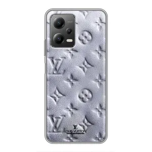 Текстурний Чохол Louis Vuitton для Поко X5 (5G) (Білий ЛВ)