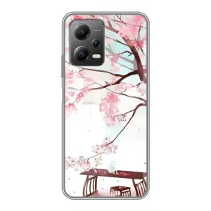 Чехол с принтом САКУРЫ на Xiaomi POCO X5 (5G) (Чайная церемония)