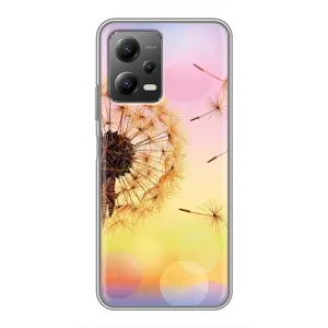 Силиконовый Чехол с одуванчиками на Xiaomi POCO X5 (5G) (Цветок-одуванчик)