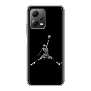 Силіконовый Чохол Nike Air Jordan на Поко X5 (5G) (Джордан)