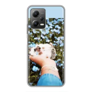 Чохли з зображенням різних тварин на Xiaomi POCO X5 (5G) (Їжачок в руці)