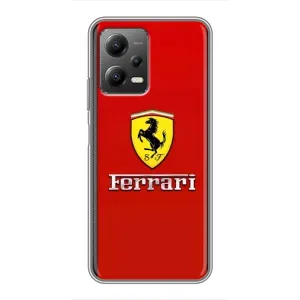 Силіконовий бампер з картинкою машини на Xiaomi POCO X5 (5G) (Ferrari Logo)