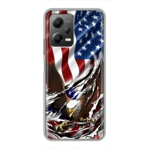 Чехол Флаг USA для Xiaomi POCO X5 (5G) (Флаг USA)