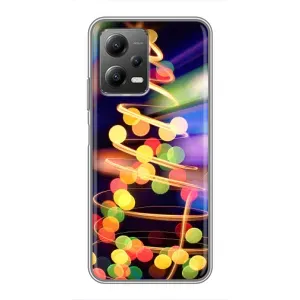 Чохол новорічна ялинка на Xiaomi POCO X5 (5G) (Гірлянди)