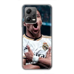 Чехол (TPU) с Футболистом на Xiaomi POCO X5 (5G) (Гол Мбаппе)