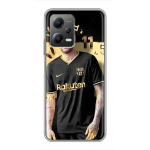 Силиконовый Чехол Xiaomi POCO X5 (5G) (Gold Neymar)