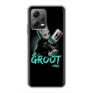 Чехол Супергерои Марвел на Поко X5 (5G) (Groot)