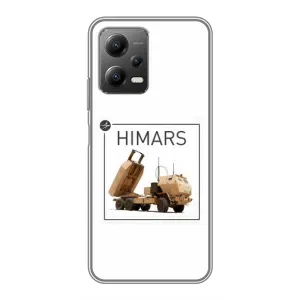Чехлы на военную тематику для Xiaomi POCO X5 (5G) (HIMARS)