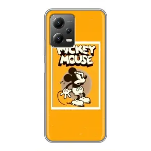Чехлы с принтом Микки Маус на Xiaomi POCO X5 (5G) (Испуганный Микки)