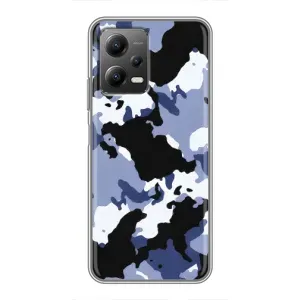 Камуфляжний Чохол для Поко X5 (5G) (Камуфляжний Сірий)