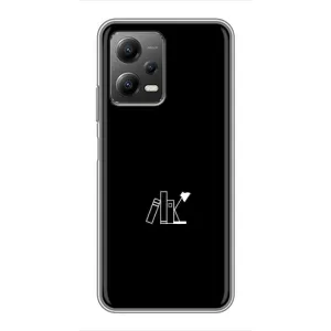 Чехол с картинками на черном фоне для Xiaomi POCO X5 (5G) (Книжки)