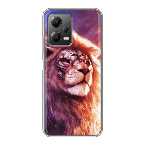 Чехол с рисунком «Красочный ЛЕВ» для Xiaomi POCO X5 (5G) Чехол с рисунком «Красочный ЛЕВ» для Xiaomi POCO X5 (5G)