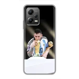 Чехлы Лео Месси Аргентина для Xiaomi POCO X5 (5G) (Кубок Мира)