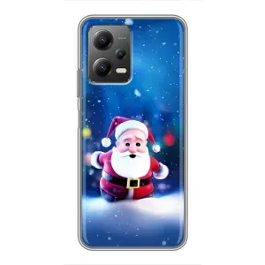 Чохли на Новий Рік Xiaomi POCO X5 (5G) (Маленький Дід Мороз)