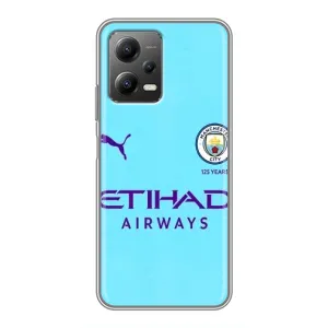 Силиконовые Чехлы принт Футбол на Xiaomi POCO X5 (5G) (Man City)