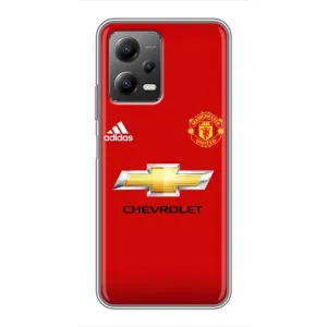 Силиконовые Чехлы принт Футбол на Xiaomi POCO X5 (5G) (Man United)