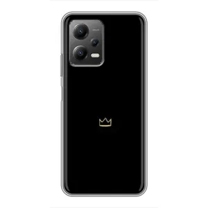 Чехол (Корона на чёрном фоне) для Поко X5 (5G) (Мини корона)