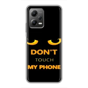 Чехол с Прикольным принтом на Xiaomi POCO X5 (5G) (Не трогай мой телефон)