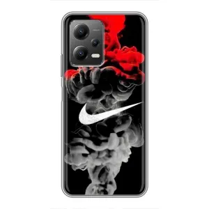 Силіконовый Чохол на Xiaomi POCO X5 (5G) з картинкою НАЙК (Nike дим)