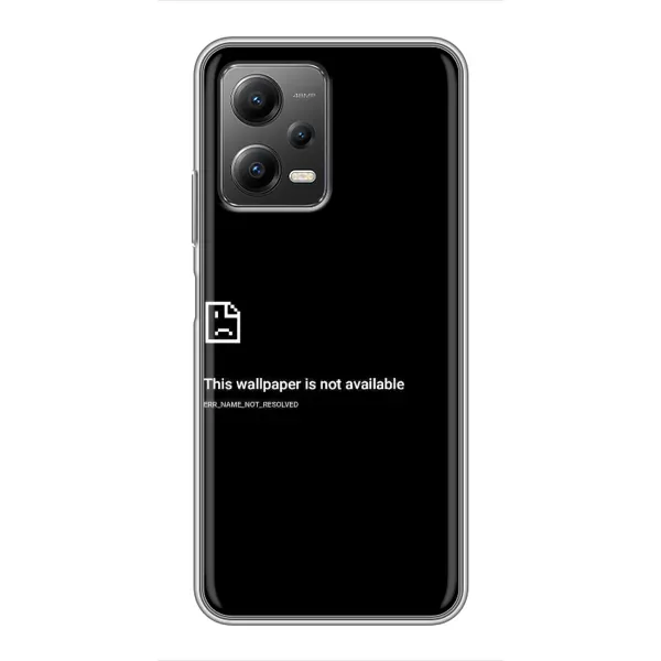 Чехол с рисунком «Ошибка» для Xiaomi POCO X5 (5G) Чехол с рисунком «Ошибка» для Xiaomi POCO X5 (5G)
